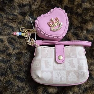 Juicy Couture Pink and Cream Heart Set